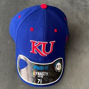 KU fitted ball cap